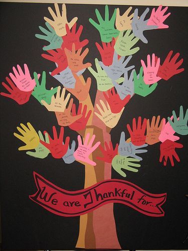 Classroom Thankful Hand Tree