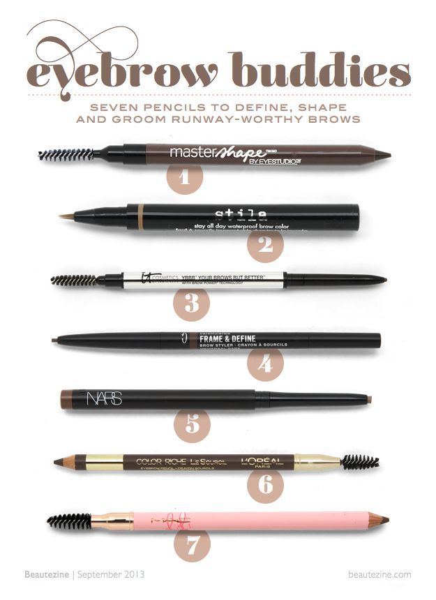 Eyebrow Buddies: 7 Pencils to Define, Shape and Groom Runway-Worthy Brows