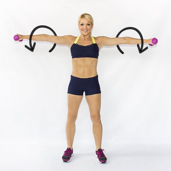 Get strong arms with these 6 moves from Skinny Mom! #workout #arms