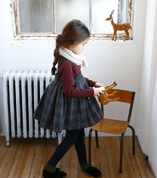 Girls dress for Christmas Everyday Holiday by hellodearkids, $50.00