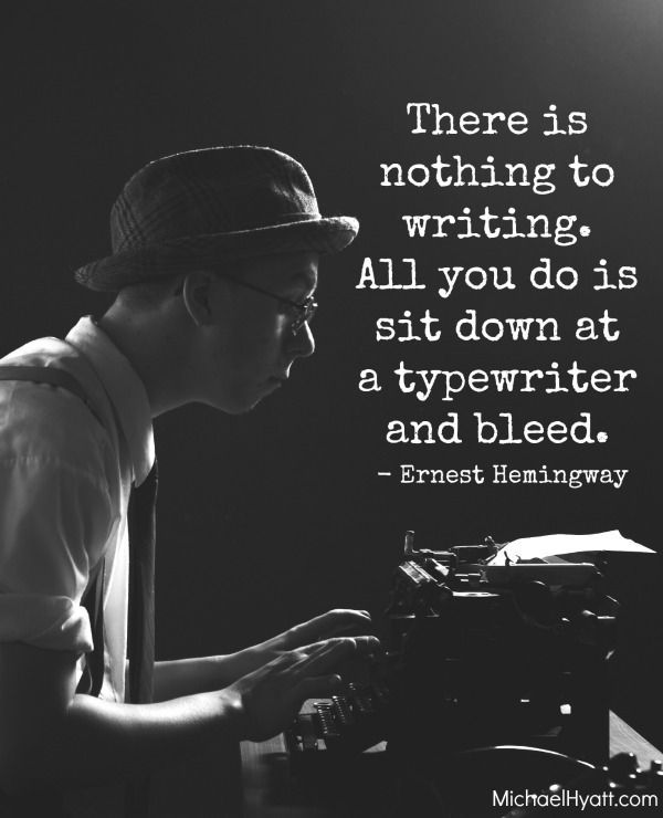 Hemingway on writing . . . #quote