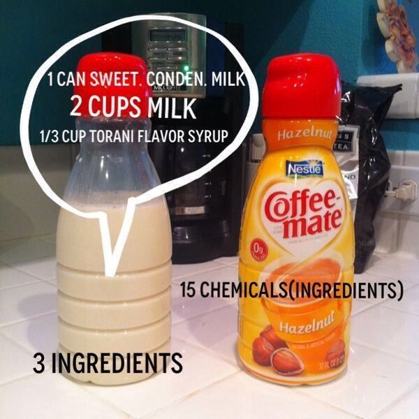 Homemade Creamer !!! The Best Thing Ever For Your Coffee :) I will be trying thi