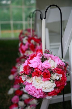 How to Make Silk Flower Pomanders  #Wedding #Weddings