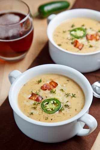 Jalapeno Beer Cheese Soup | via Healthy Meal Time