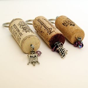 Learn how to make a key chain out of wine corks with a tutorial from Simple Craf