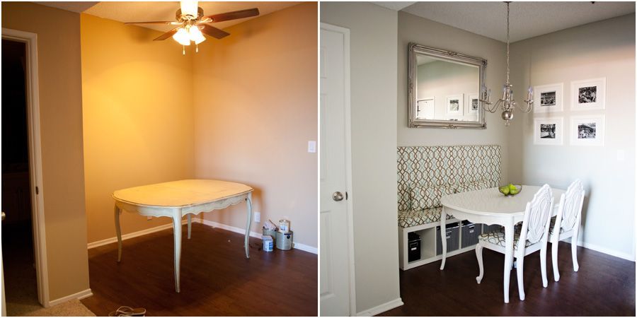 Personalize your Apartment Dining Room-Before & After