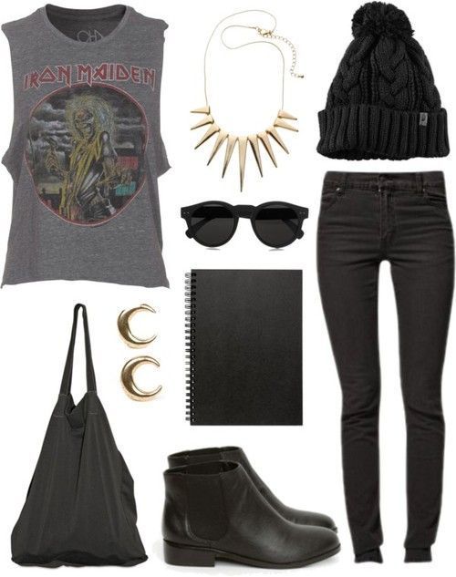 Reference: Rock Style Fashion: 27 Outfit ideas and Stylish Combinations minus th