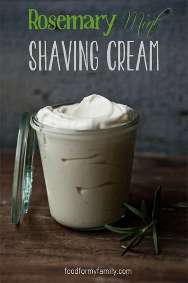 Rosemary Mint Shaving Cream – A DIY Gift for him!