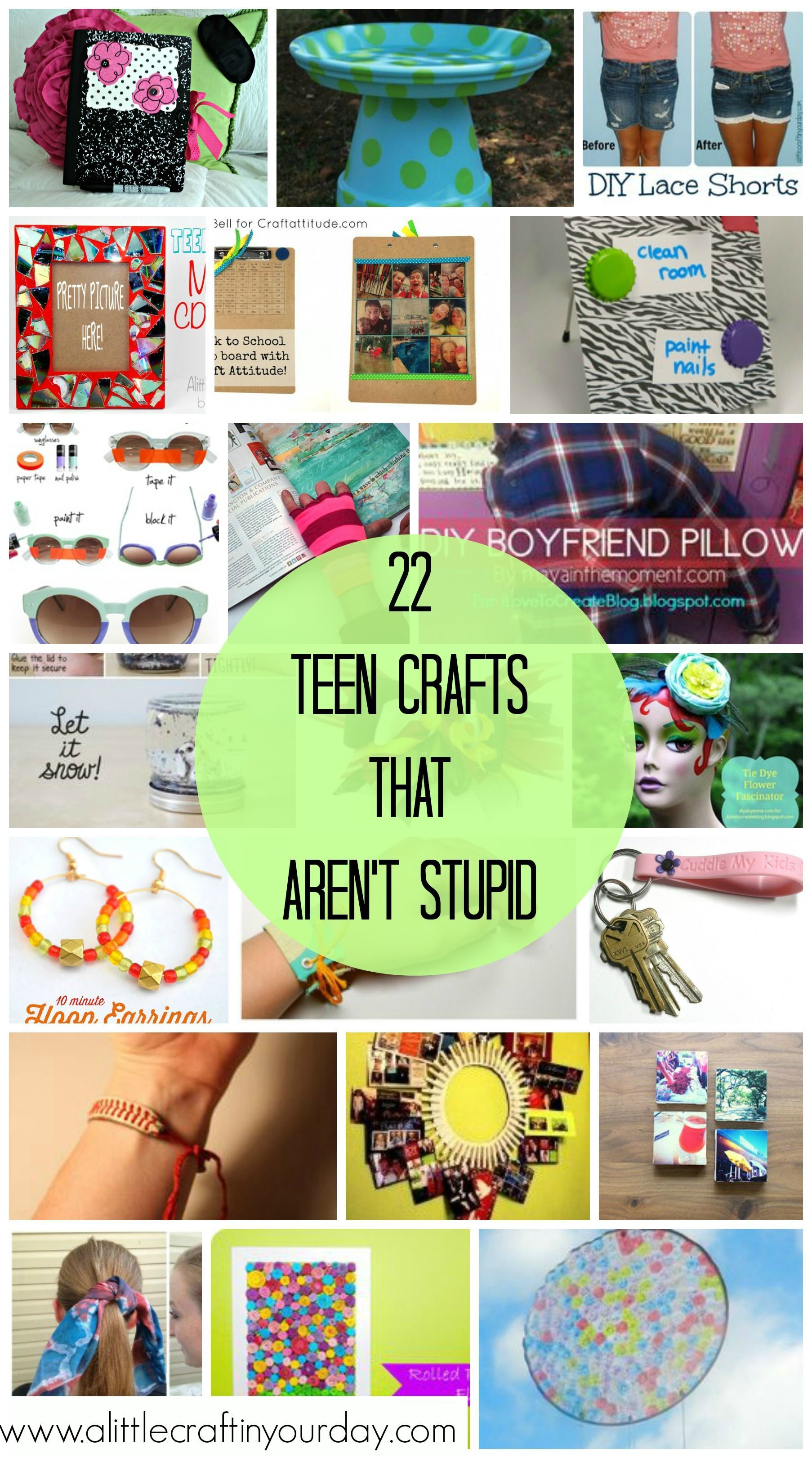 Teen Crafts that ARENT stupid  — the circular one with the clothes pins towards