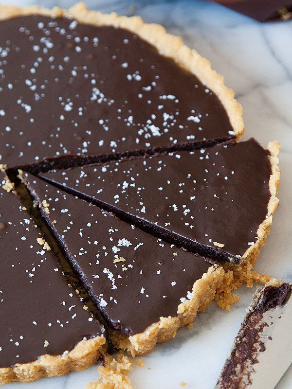 The craving cure-all: A Salted Chocolate Tart with Potato-Chip Crust. YUM!