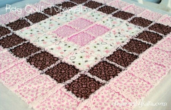This is by far the best tutorial for a first time attempt at a rag quilt. The fa