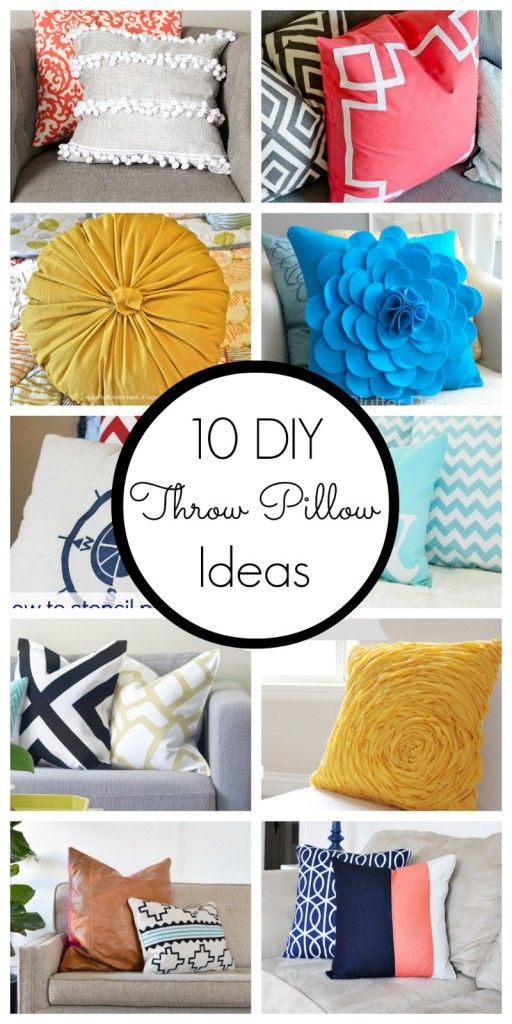 10 DIY throw pillow ideas | Spruce