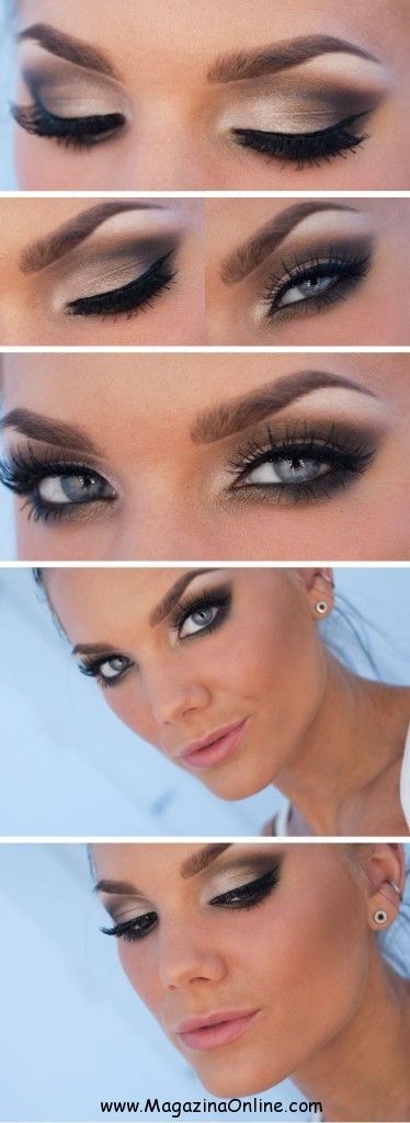 20 Incredible Makeup Tutorials For Blue Eyes (…mine are green but some look li
