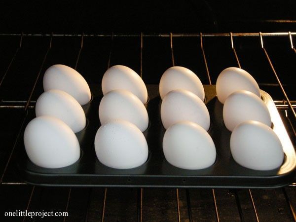 Baked Hard Boiled Eggs Recipe  1.Pl