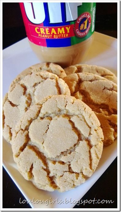 Claims these are THE BEST Peanut Butter Cookies.  Will have to test that out.