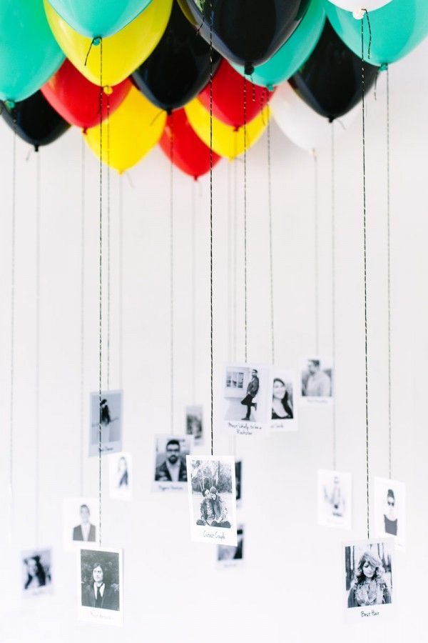 DIY Balloon photos so many ways to use these, graduations, reunions, birthday pa