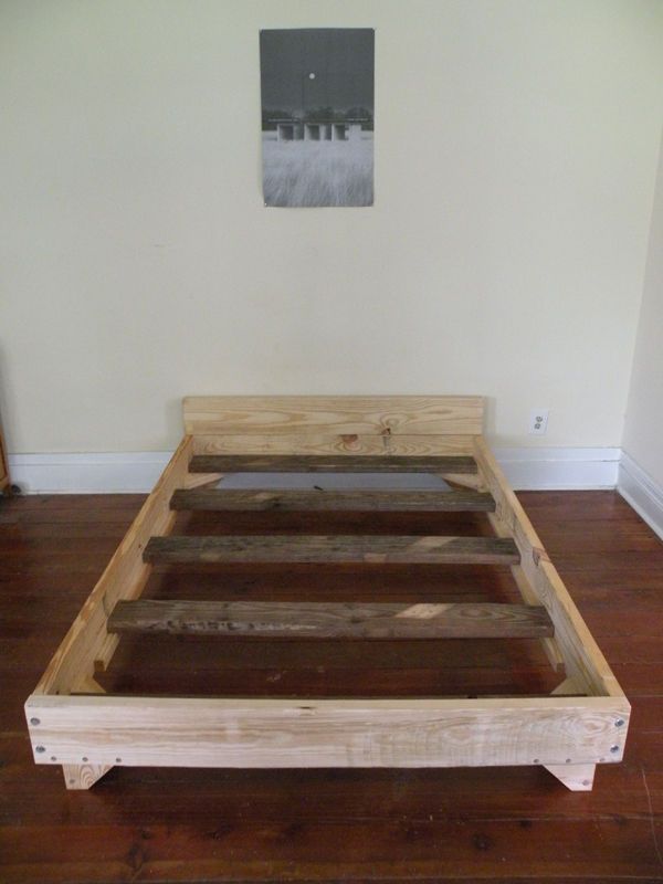 DIY your own Bed!  The blogger said it cost a total of $22! Tutorial given and i
