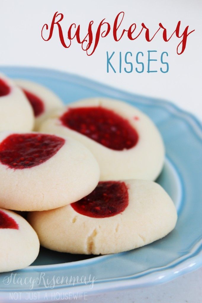 EASY Raspberry Kiss Cookies that melt in your mouth!