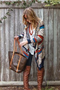 Fall Outfit With Cardigan and boots! Love!