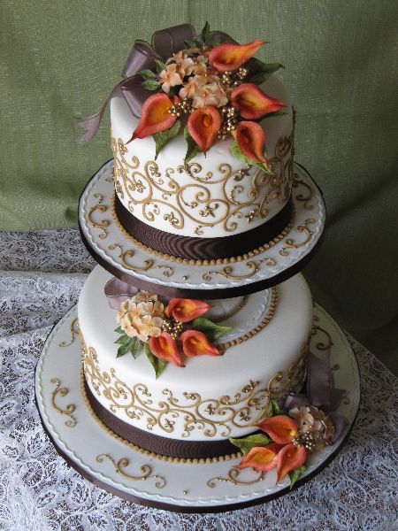 Fall Wedding Cake    #WeddingCakes
