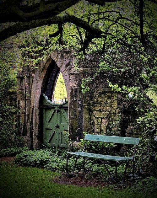 Garden gate. Regents Park, London.