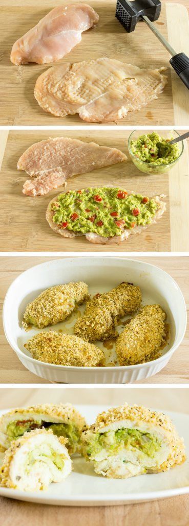 Guacamole Stuffed Chicken Breast Good to go for Phase 3! Just substitute sproute