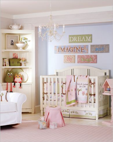 Hayley Nursery Bedding / Baby Girl Nursery #pbkids