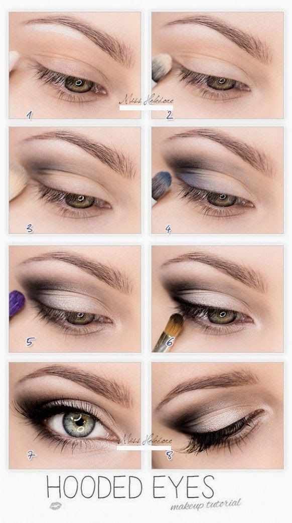 Hooded eyes makeup tutorial. Get al