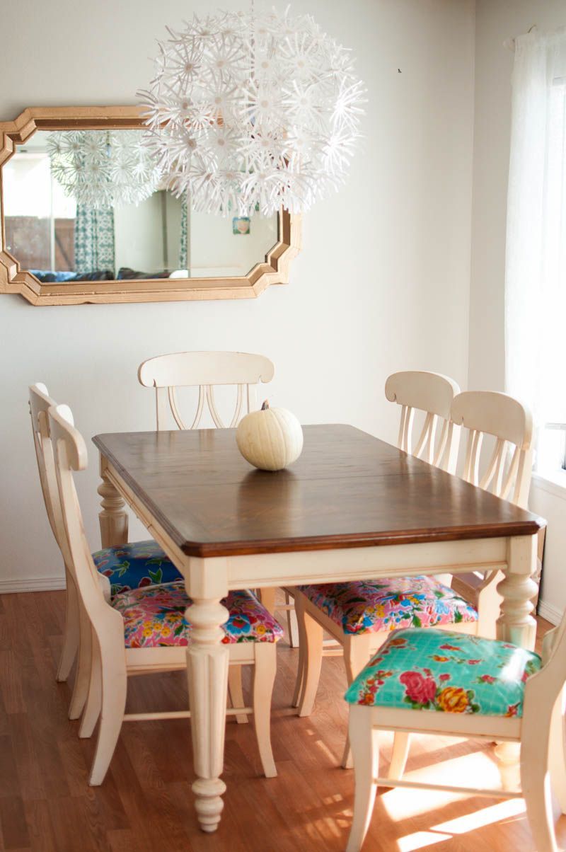 how to refinish a kitchen table