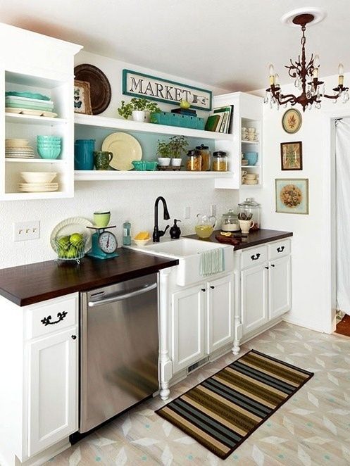ideas for small kitchens photo. of