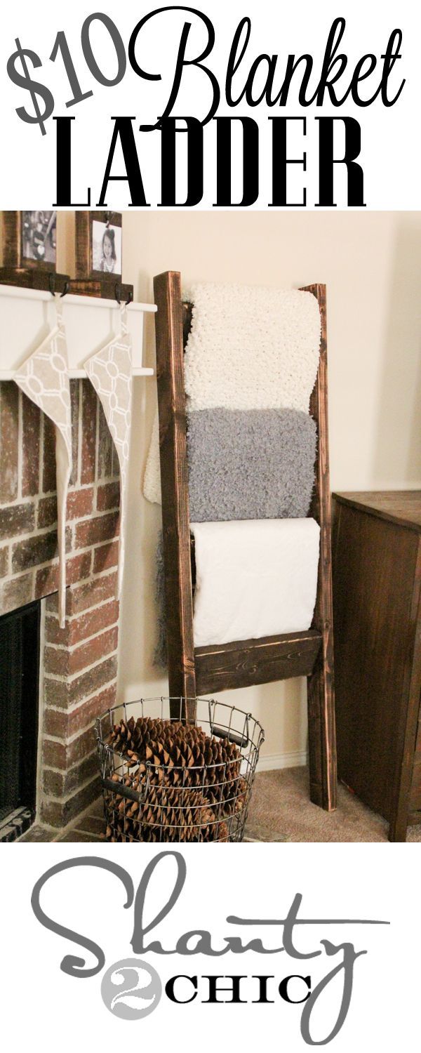 LOVE this Blanket Ladder!  would be