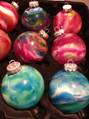 Melted Crayon Ornaments: Take the t