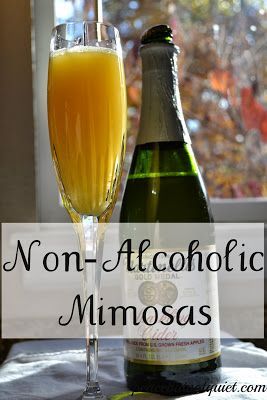 Non-Alcoholic Mimosas — delicious, fun drinks for kids (or grown-ups who dont w