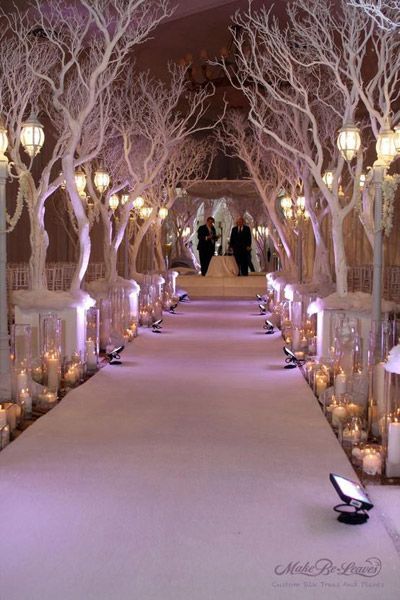 OMGGG if only i could find a way to make those trees!!! so perfect.  ballroom tr