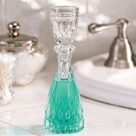 Put your mouthwash in a decanter. |