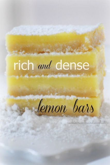 These homemade lemon bars will make you pucker, but they are so good!  #desserts