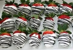 Zebra strawberries