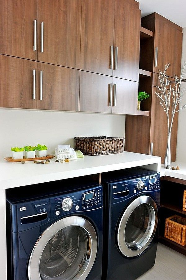 Beautiful, ultra-modern laundry roo