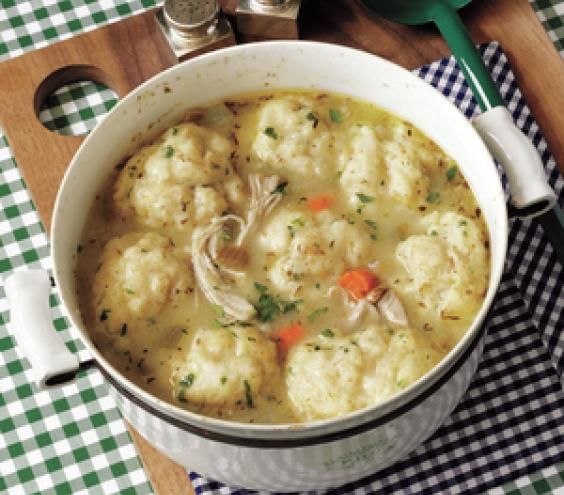 Classic Chicken and Dumplings- firs