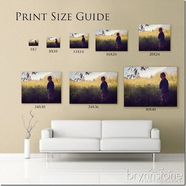 Print Size Guide -   All You Need To Decorate Your Home