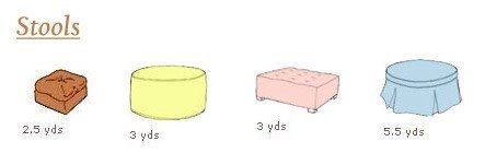 Yardage for Stool Upholstery -   All You Need To Decorate Your Home