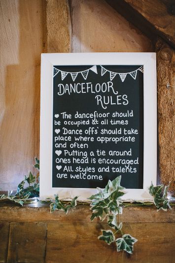 Dancefloor Rules  #theweddingofmydr
