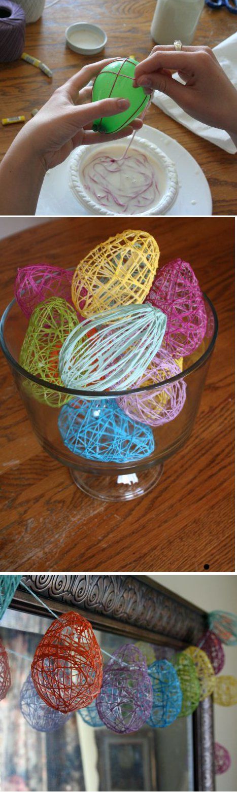 DIY Easter Eggs…using balloons, s