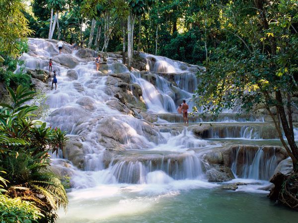Dunn’s River Falls, Jamaica.