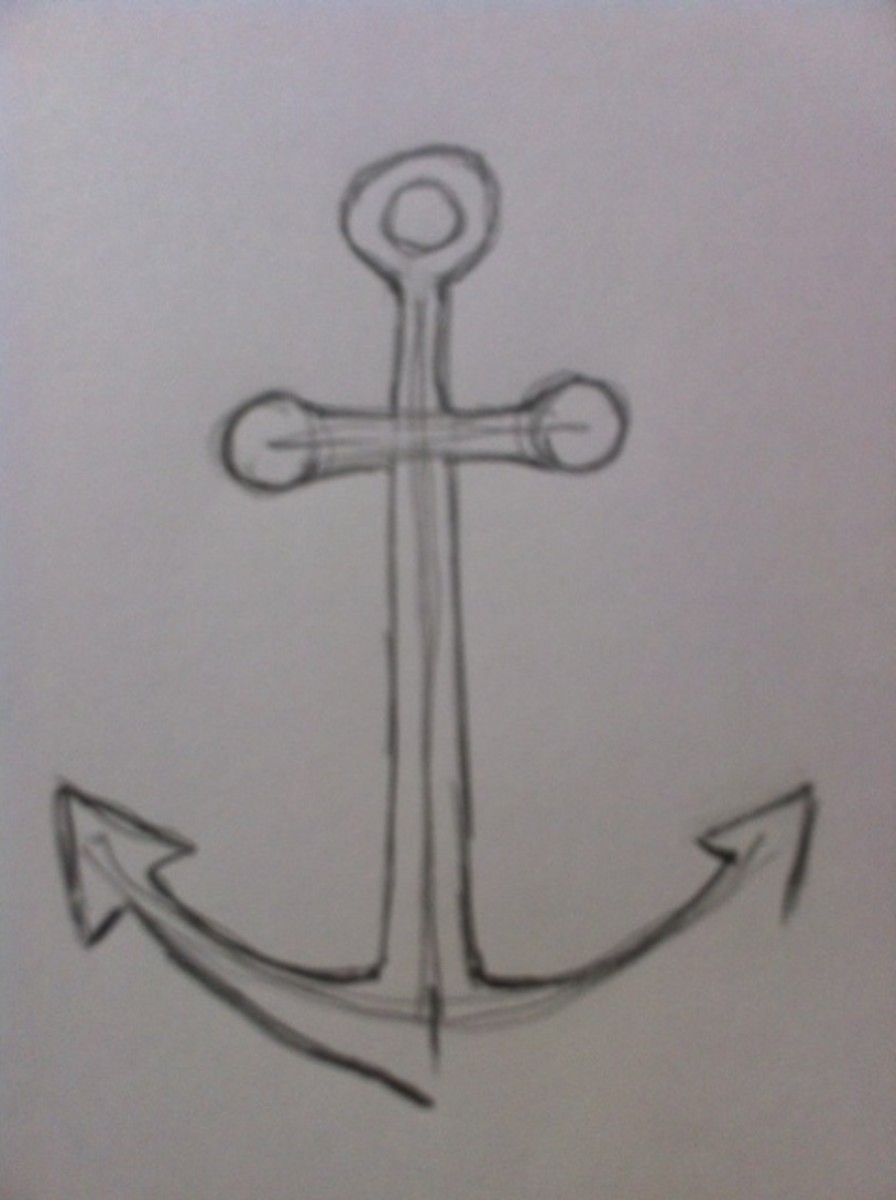 Step 3: Add Some Weight to Your Anchor -   If you want to learn to draw a simp