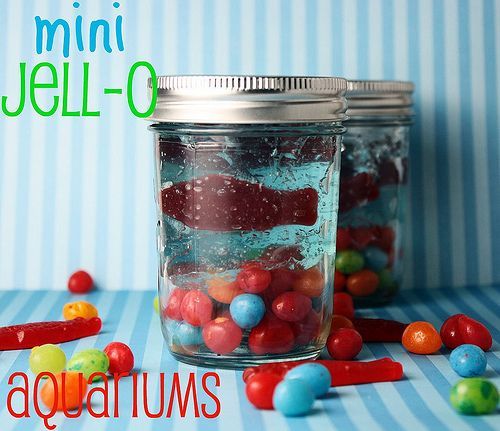 Mini Jello Aquariums (for my young