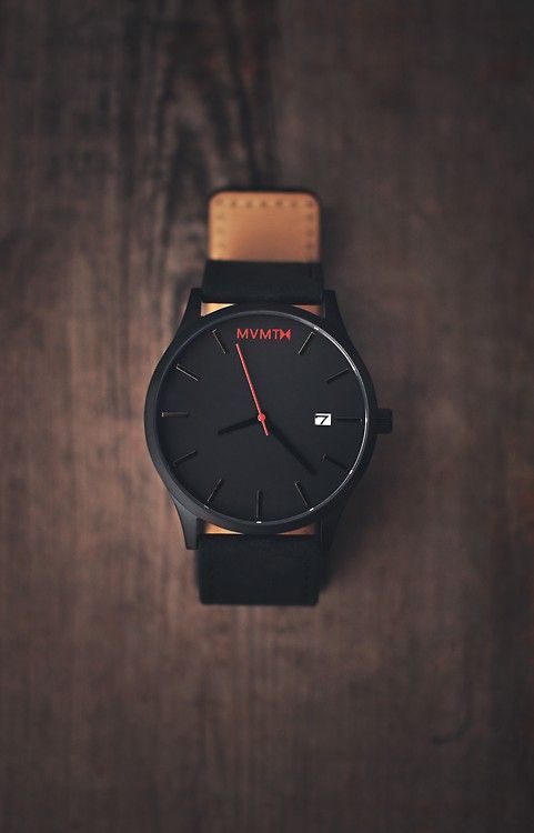 MVMT × Leather Strap minimalistic
