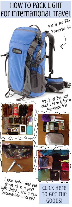 Ninja Packing Tips: Pack for two we