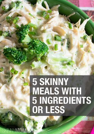 Quick and easy meals with 5 ingredi