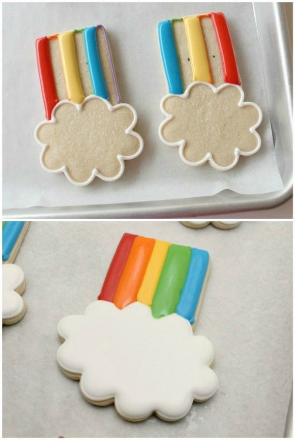 Rainbow Cookies- your kids will lov